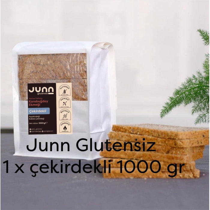 JUNN Glutensiz  Aktive Karabuğday Ekmeği Çekirdekli 1000 g