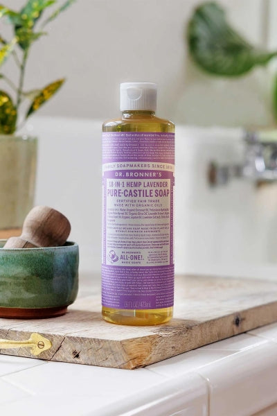 DR BRONNER’S Çok Amaçlı Sıvı Sabun Lavanta Kokulu 473 ml