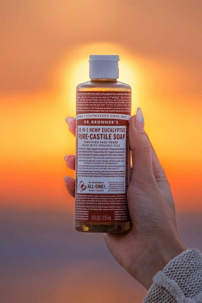 DR BRONNER’S Çok Amaçlı Sıvı Sabun Okaliptüs Kokulu 237 ml